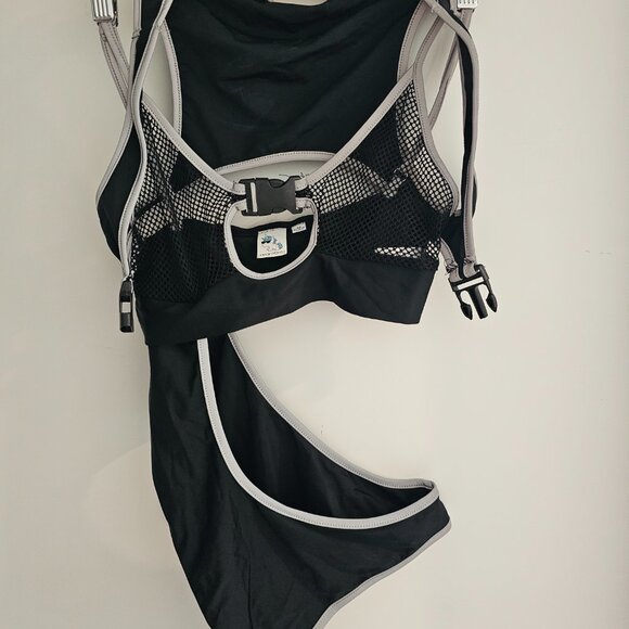 iHeartRaves Reflective Fishnet Bodysuit - Picture 4 of 5